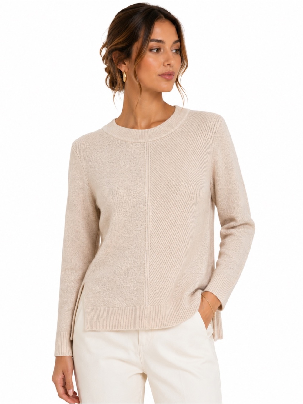 rag & bone cashmere sweater pale pink size small